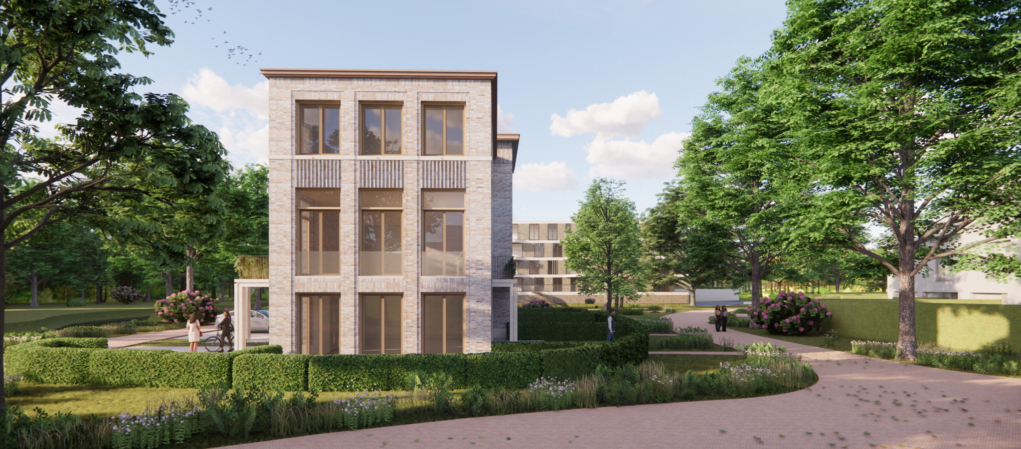 Architectuur van de 35 herenhuizen in Vijfsluizen